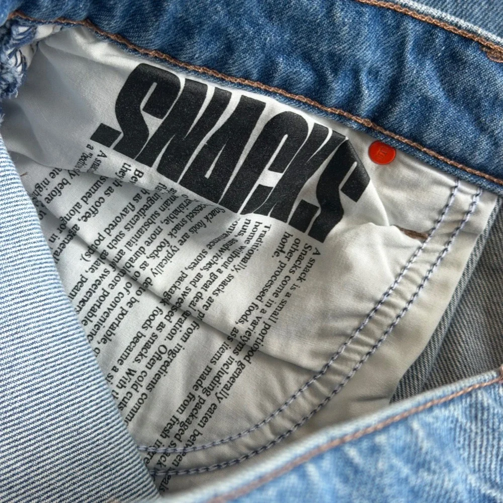 Snacks Mother Denim The Pleated Fun Dip Ankle Jeans 31 Delicious Memories NWT ! - Picture 10 of 11